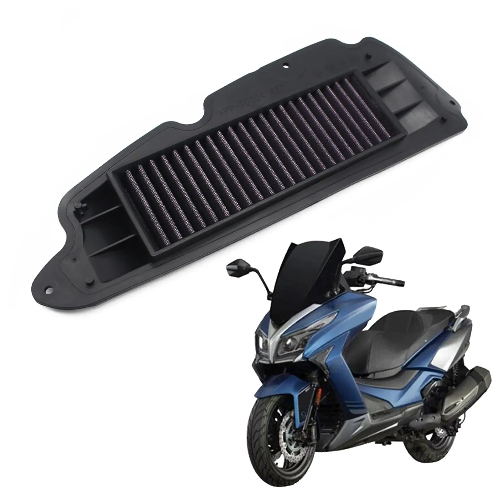 Motorcycle Air Filter Intake Cleaner Plastic Fit for Forza 350 2021-2022