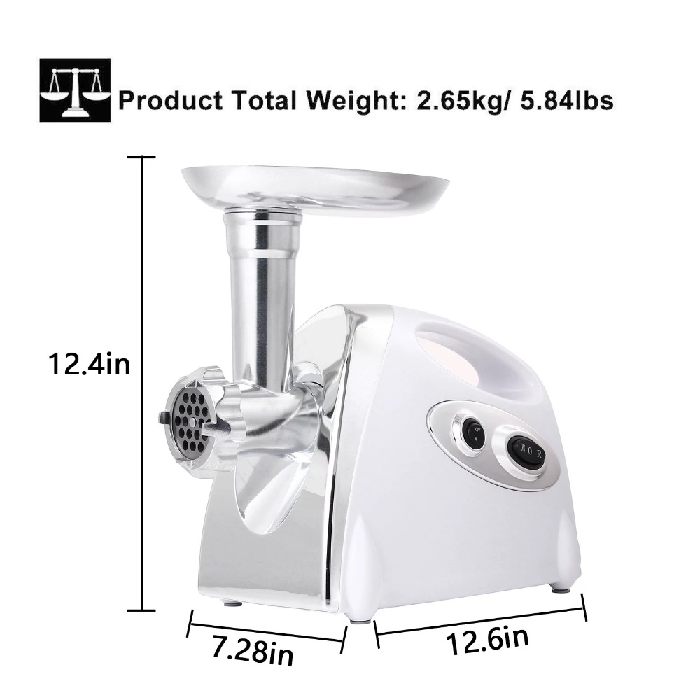 Title 6, 2023 New SUGIFT 1200W Electric Meat Grinder wit...