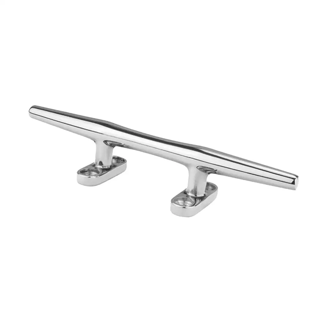 316 Stainless Steel Open Base Dock Cleat 6 inch 15cm ,Boat Mooring Accessories Marine Hardware, Mirror Polished