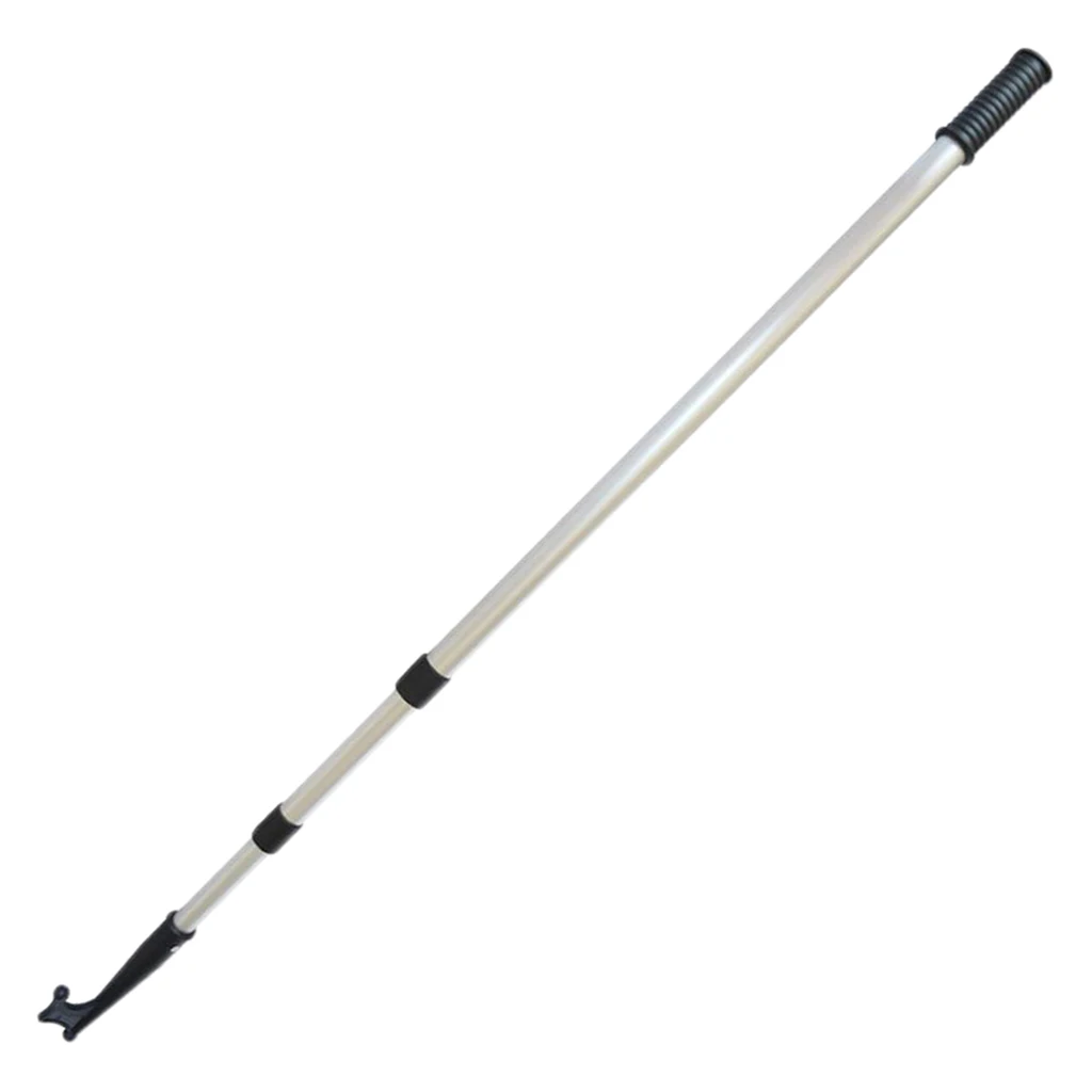 Telescoping Boat Hook for Docking - with Replacement Nylon Tip - Marine