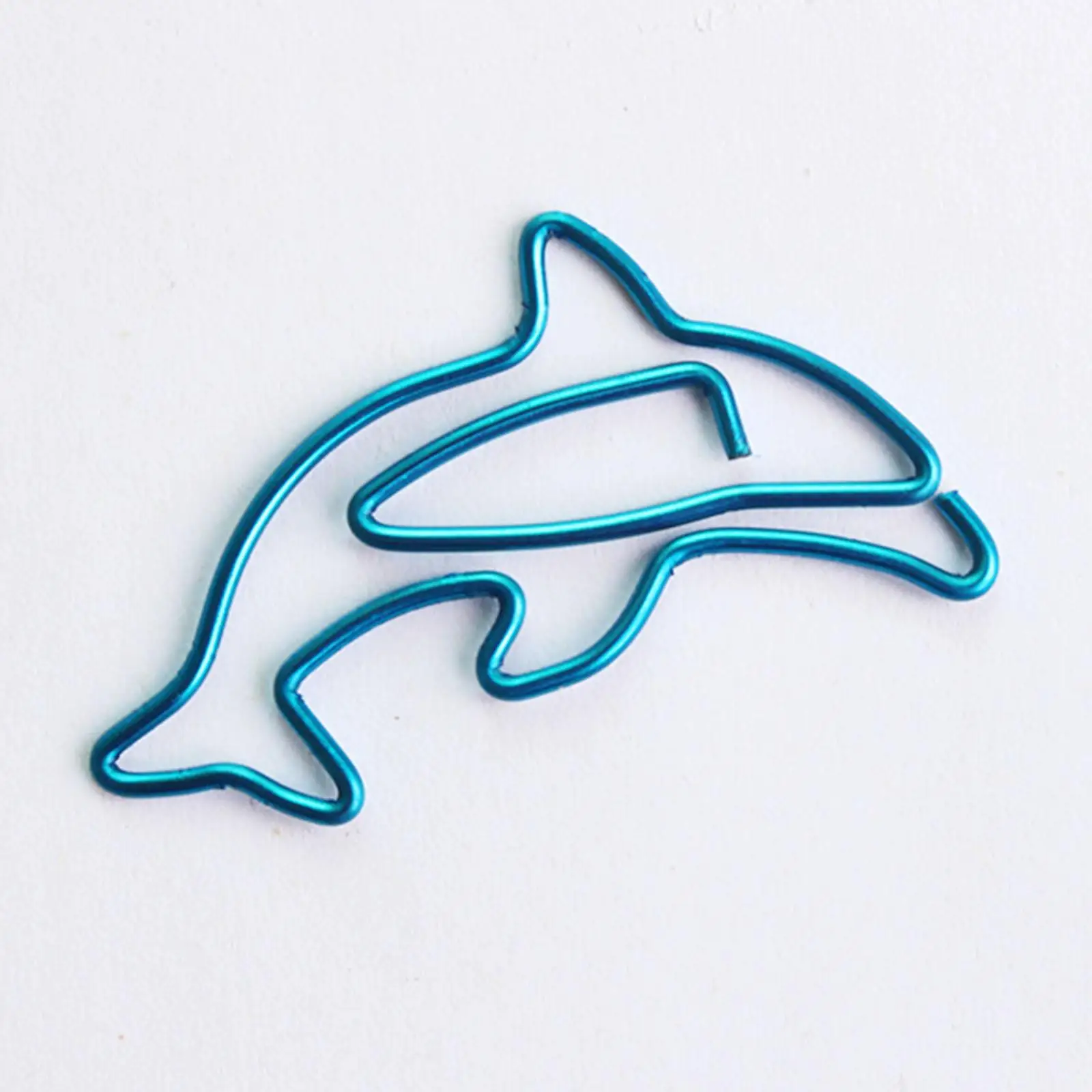Dolphin Paper Clip Novelty Funny Bookmark Animal Paper Clip for Card Office Home School Use Notebook files Document Organization