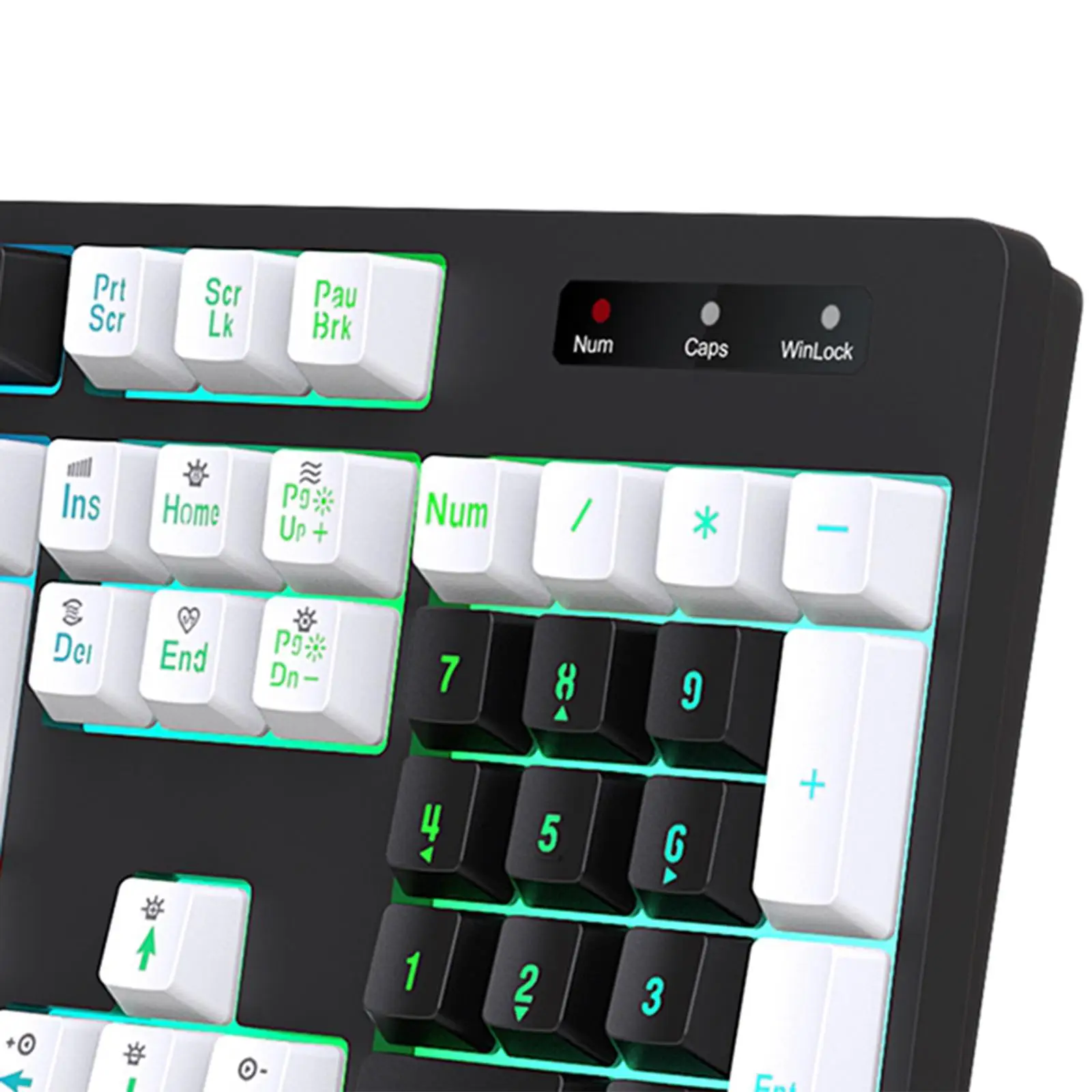 104 Keys Keyboard Mouse Comb Set Three Speed DPI Adjustable Gaming Keyboard for Computer