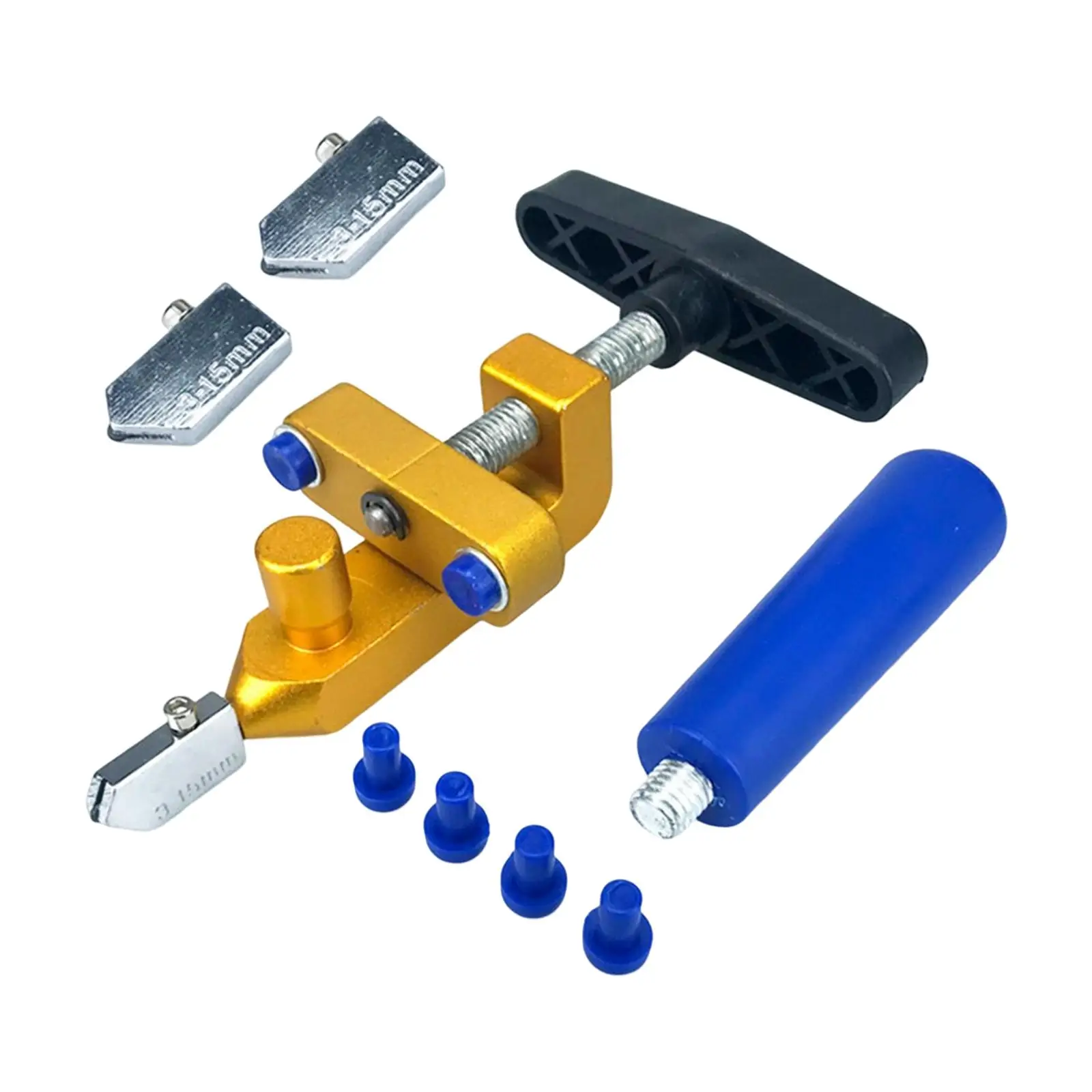 Manual Glass Cutter Cutting Machine Portable Lightweight Ceramic Tile Opener Mirror Cutting Kit for Ceramic Thick Glass Tiles