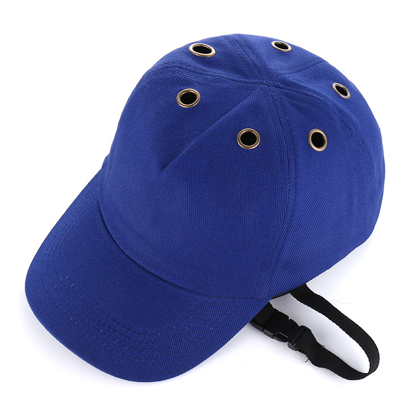 Nombre 16, Casque rigide pour vêtements de travail, Protection de la tête, 6 trous, casquette antichoc, casque de sécurité de travail, coque intérieure en ABS, chapeau de Baseball, Protection de Style