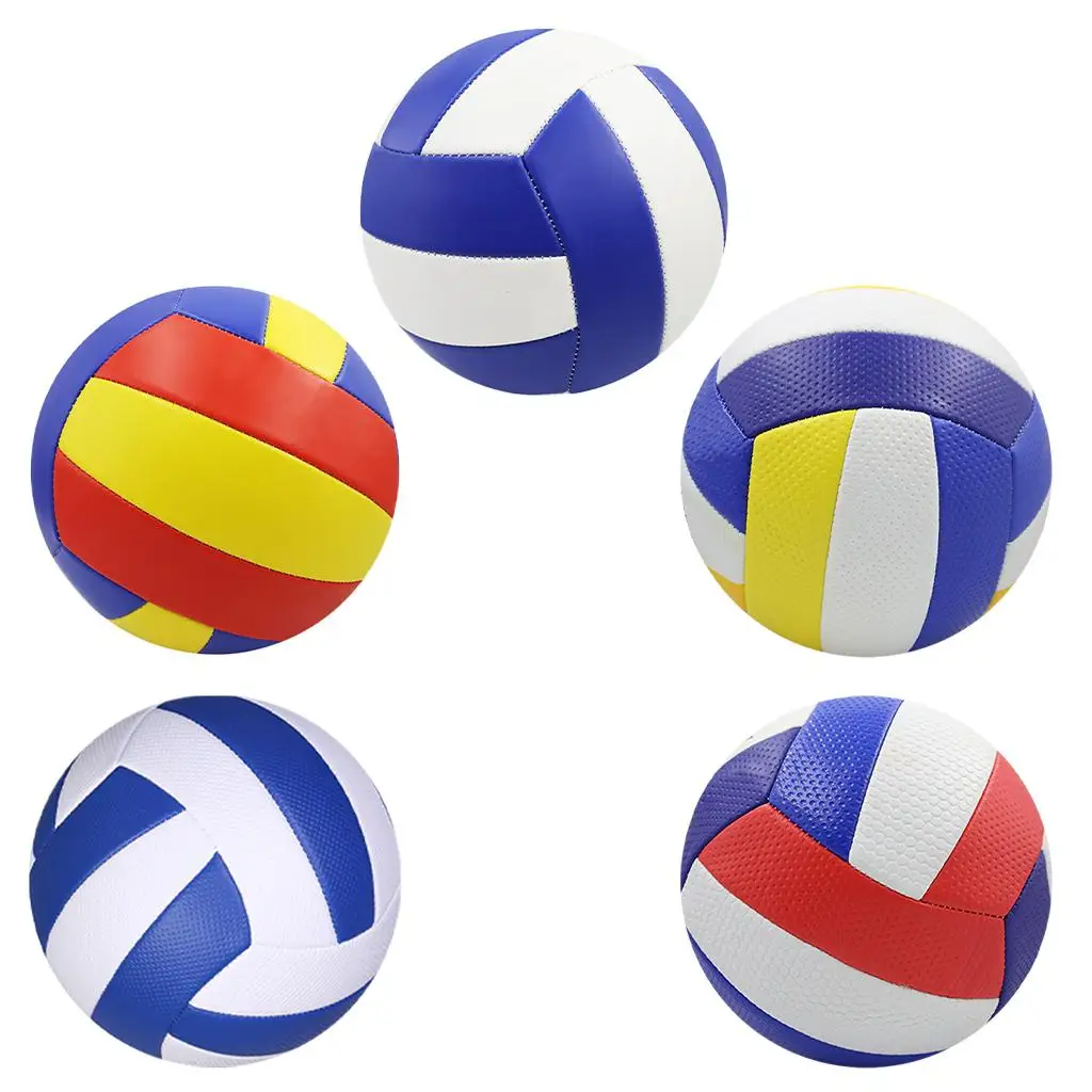 Official Size 5 Volleyball Beach Training Sports PU Leather Soft Adult Play
