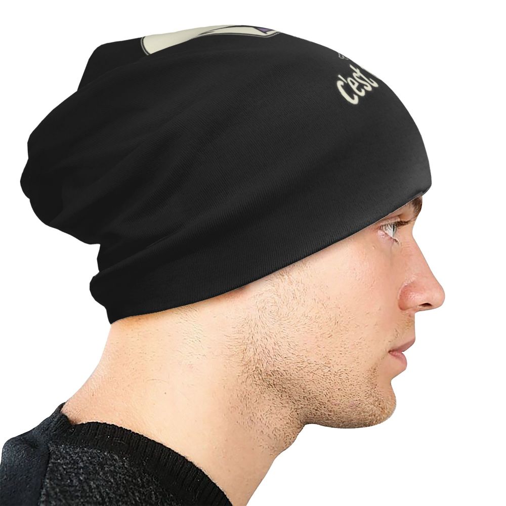 Anime Kawaii Schwarz Huhn Kappe Calimero Mode Herbst Winter Outdoor Skullies Beanies Hut Sommer Warme Multifunktions Motorhaube Hut – Detail 8