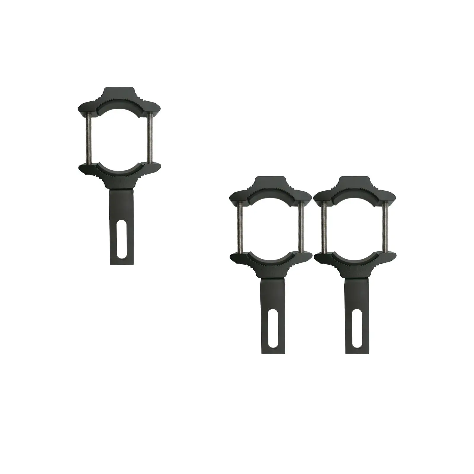 Motorcycle Driving Light Mount Bracket Extention 25-52mm Accessories Black