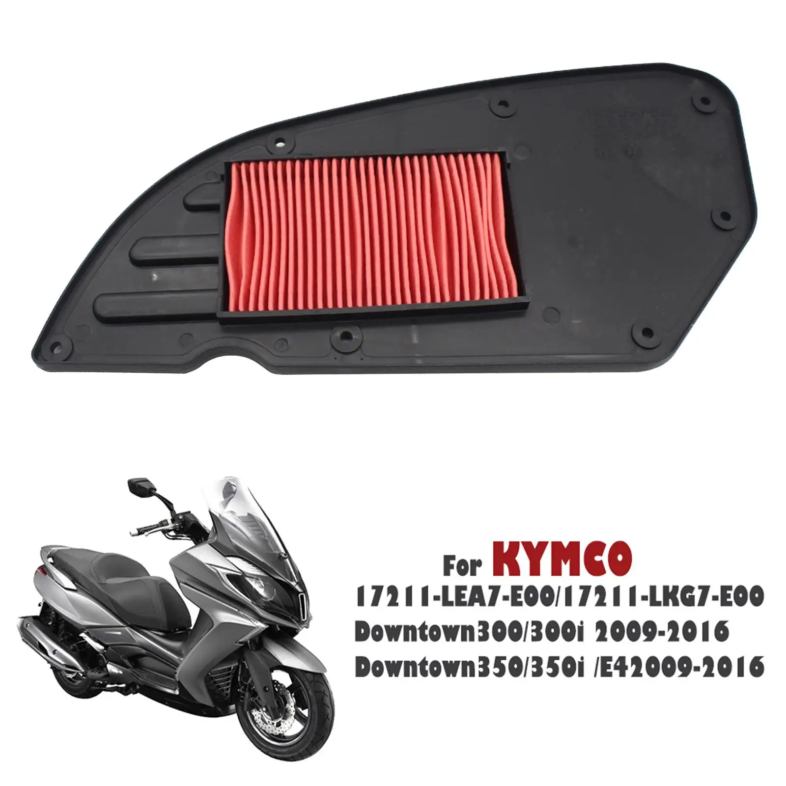 Motorcycle Air Filter Cleaner Fit for Kymco Downtown 300 300i 09-16 17211-Lkg7-E00 ACC Replacement Spare Parts