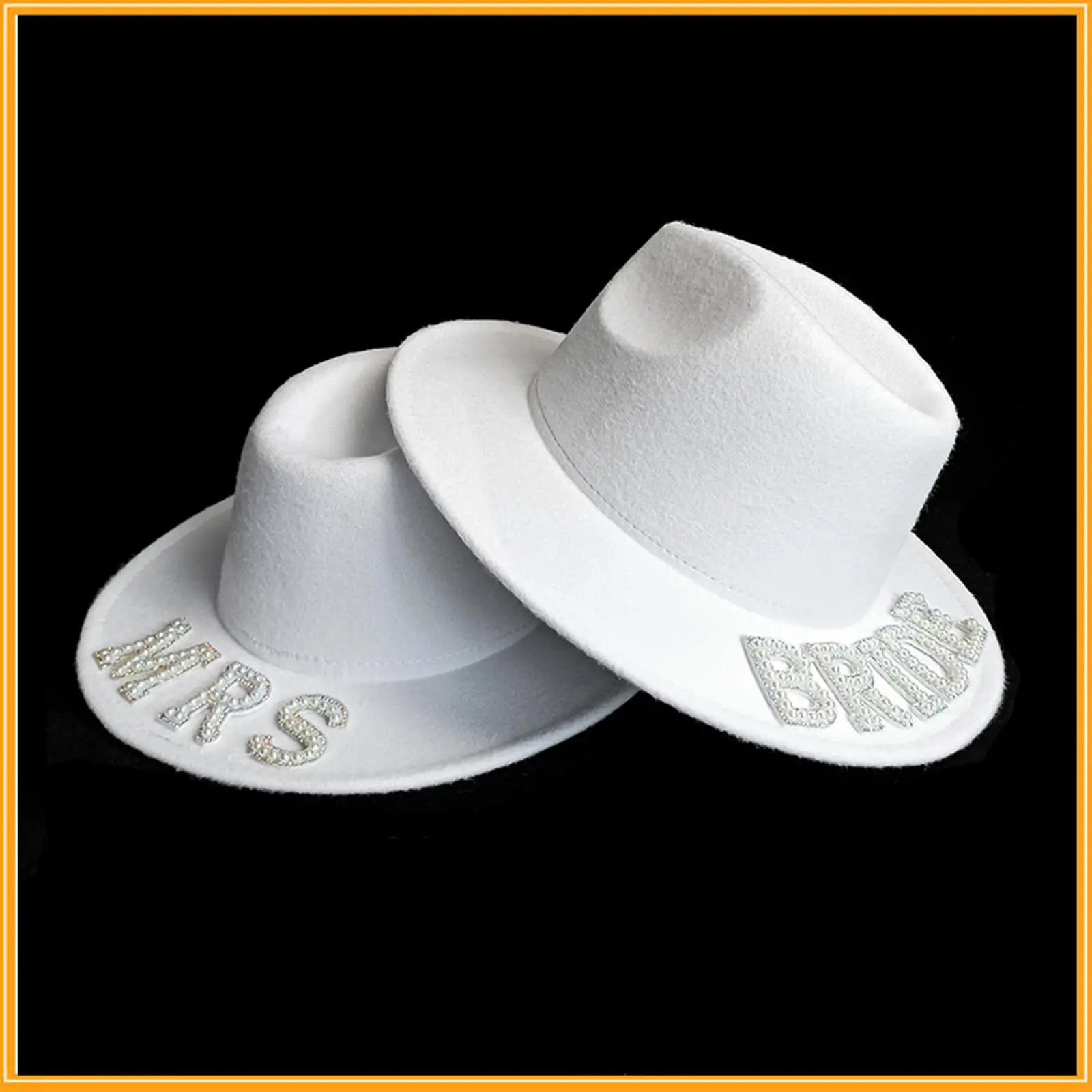 Western Style Cowgirl Hat Wide Brim Blinking Novelty Lightweight Bridal Shower Dress up Rhinestone for Bridal Shower Cosplay