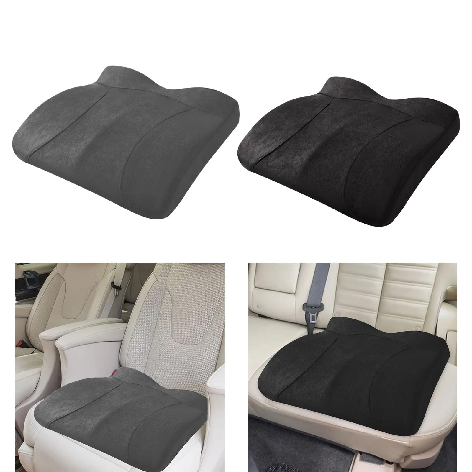 Car Seat Cushion Pad Memory Foam Non Slip Car Driver Seat Car Seat Covers Auto Seat Pad Protective Mat Office/Home Chair Seat