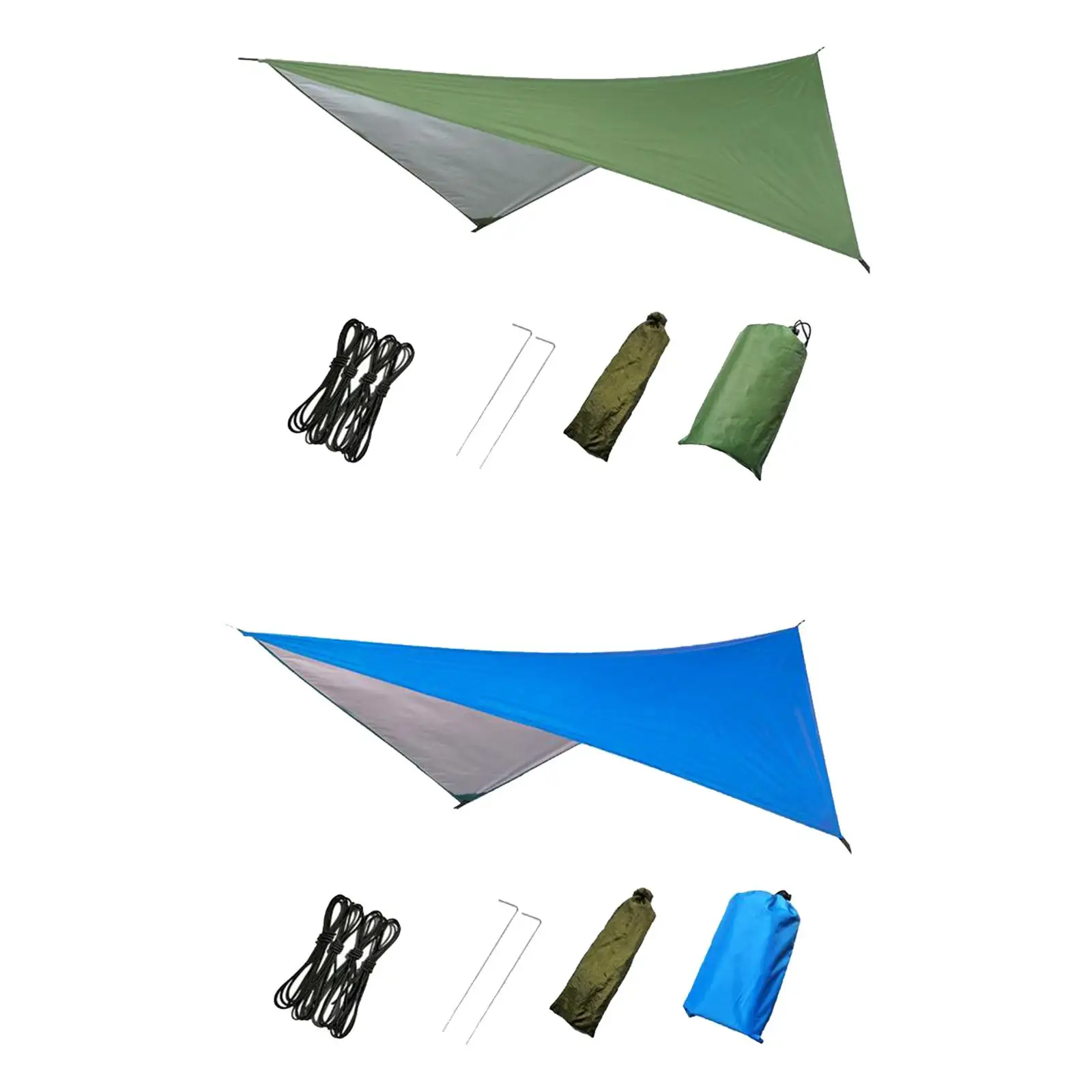 Heavy Duty Camping Tent Tarp Awning  Beach Umbrella Windproof Outdoor Sun  for Fishing Hiking Beach Traveling Picnic