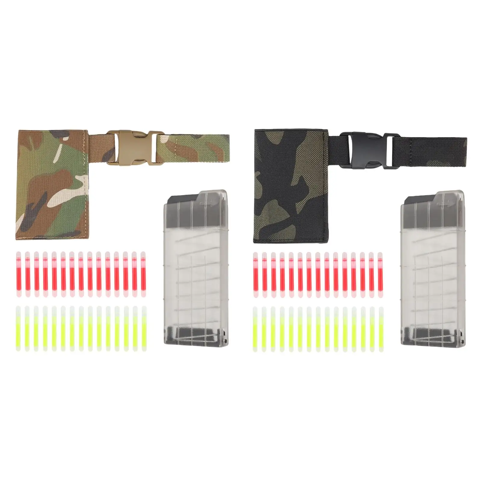 Tactical Marking Light Dispenser Belt Mounted Pouch Hanger Fluorescent Label Glow Lighting Signal Sticks Paintball Accessories