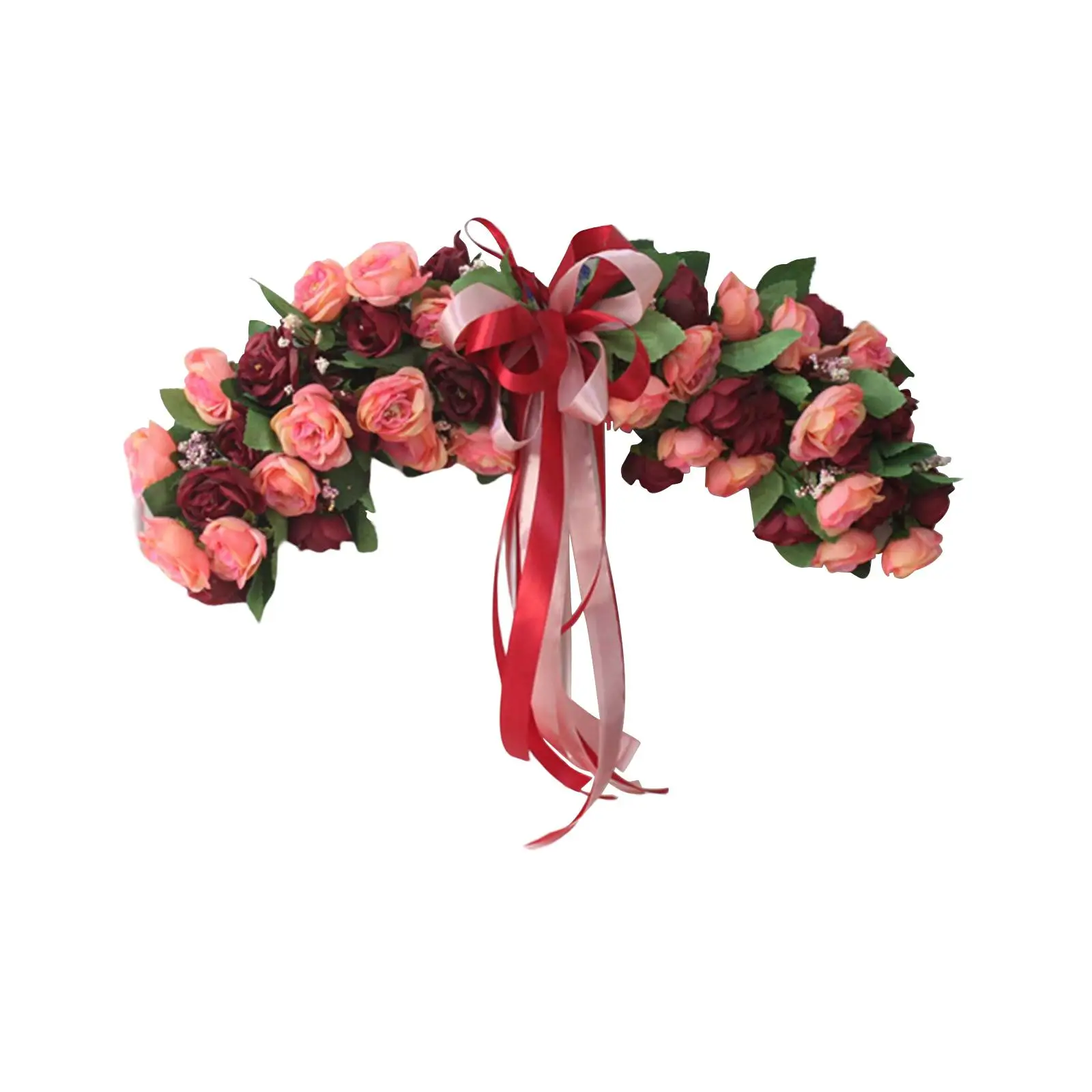 50cm Wedding Arch Flowers Party Artificial Bouquet Greenery Leaf Outside