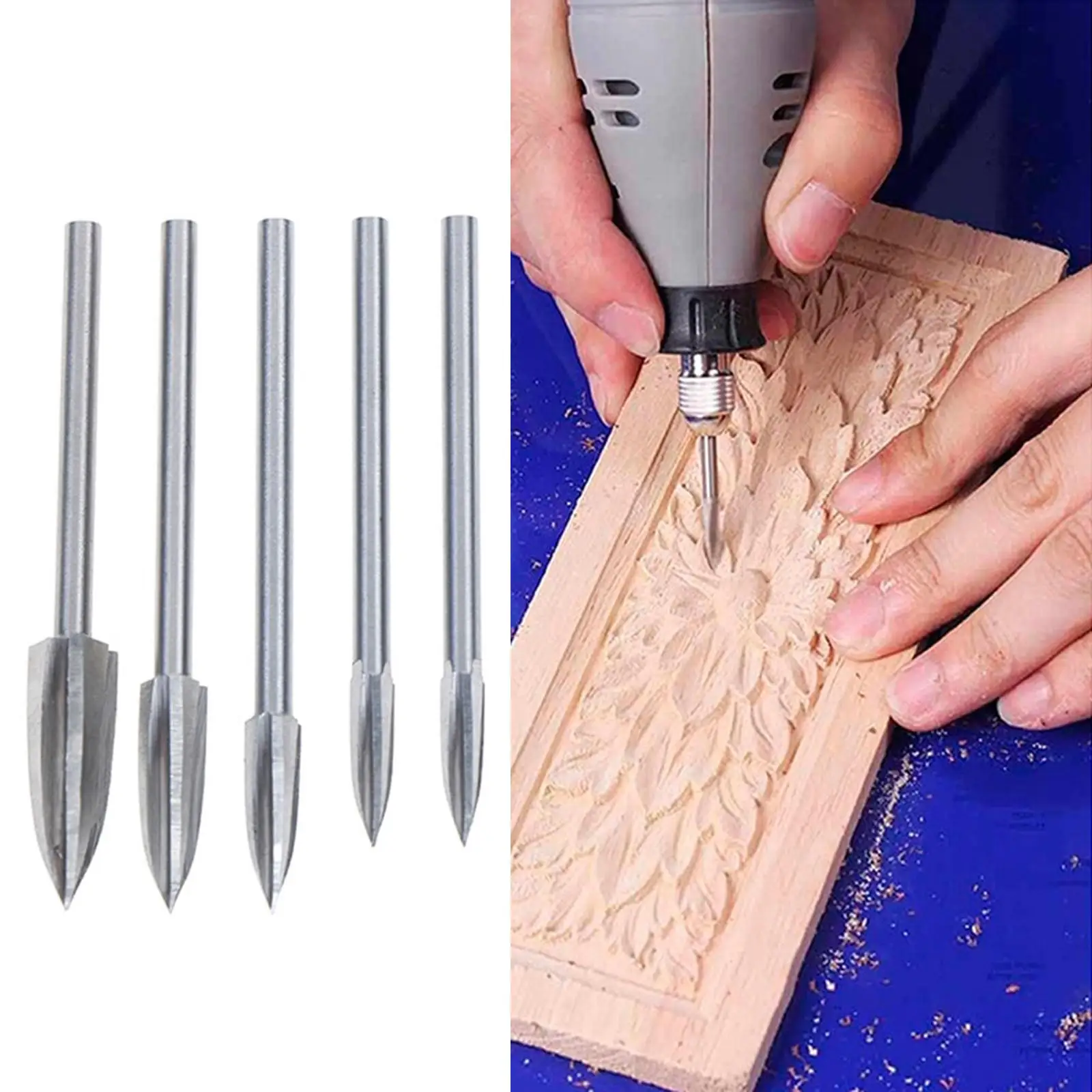 Professional Woodworking Turning Tool Woodturning HSS Blade Lathe Set for Carving