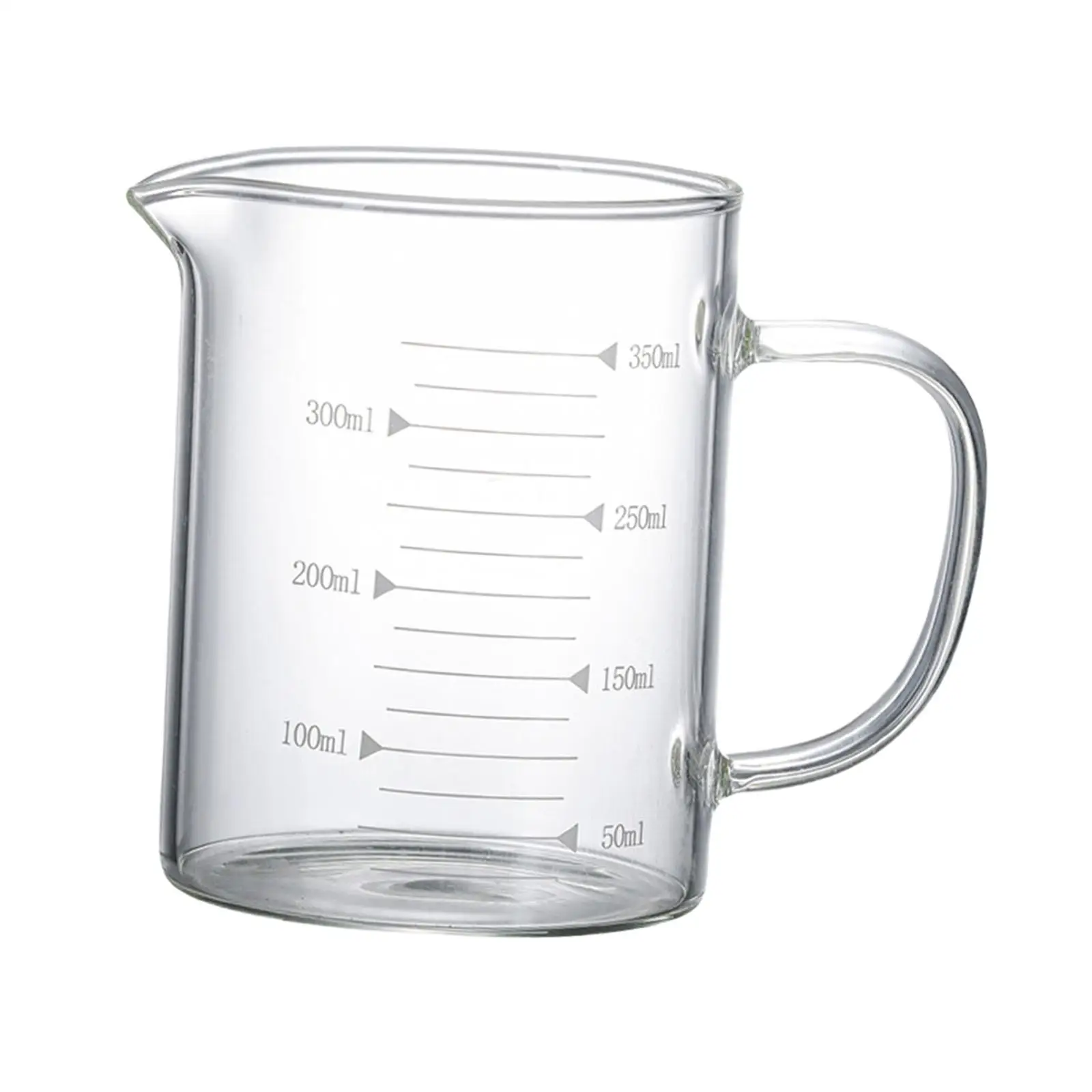 Measuring Cup Containers with Scale Milk Glass Cup for Tea Milk Beverage