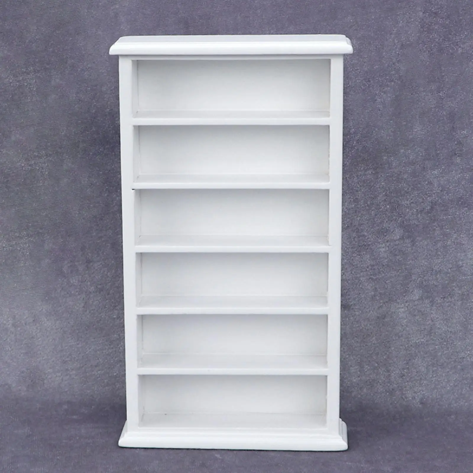 1/12 Dollhouse Miniature Bookcase 6-Tier Miniature Bookcase 