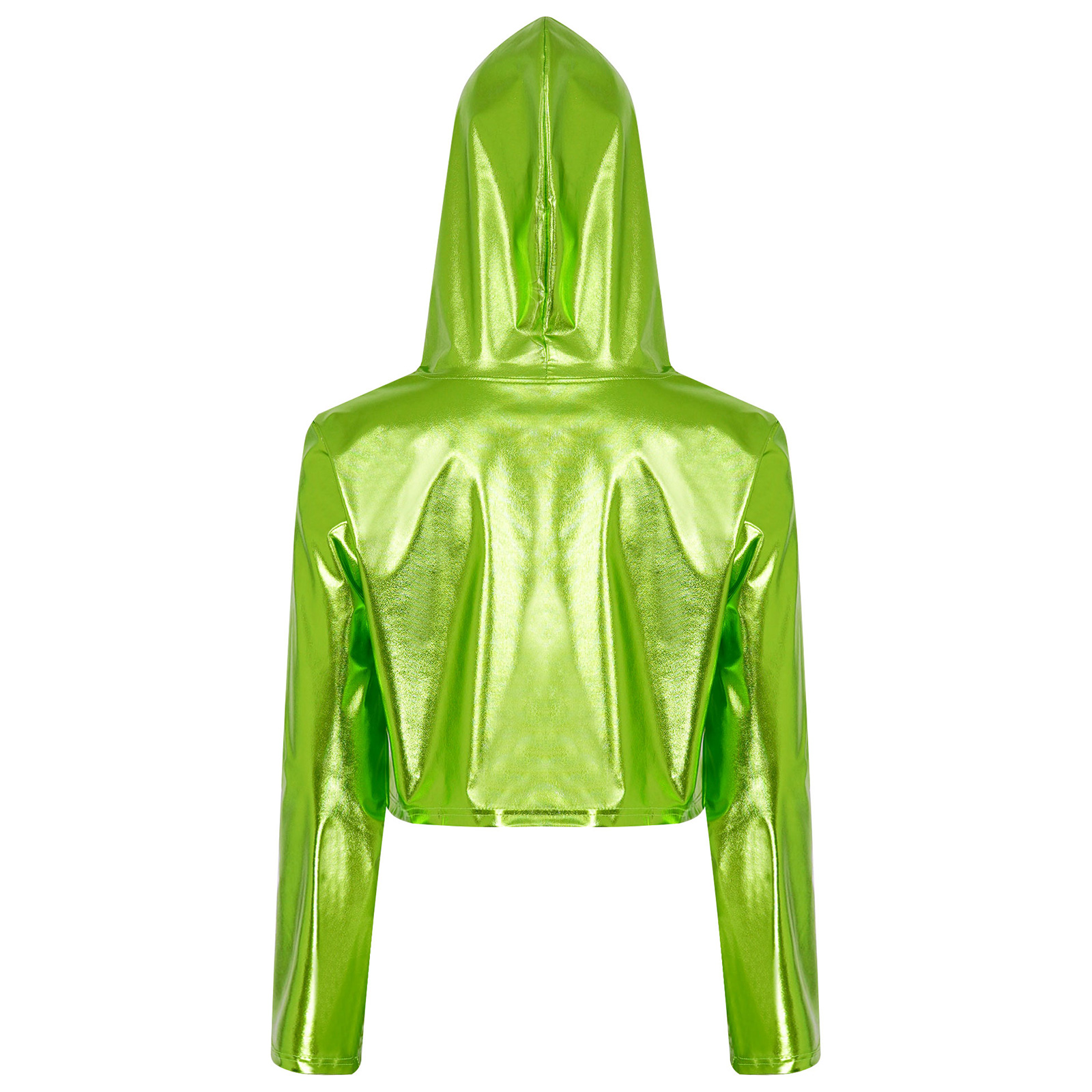 Curto, Drawstring Hoodie, Performance de Palco Traje,