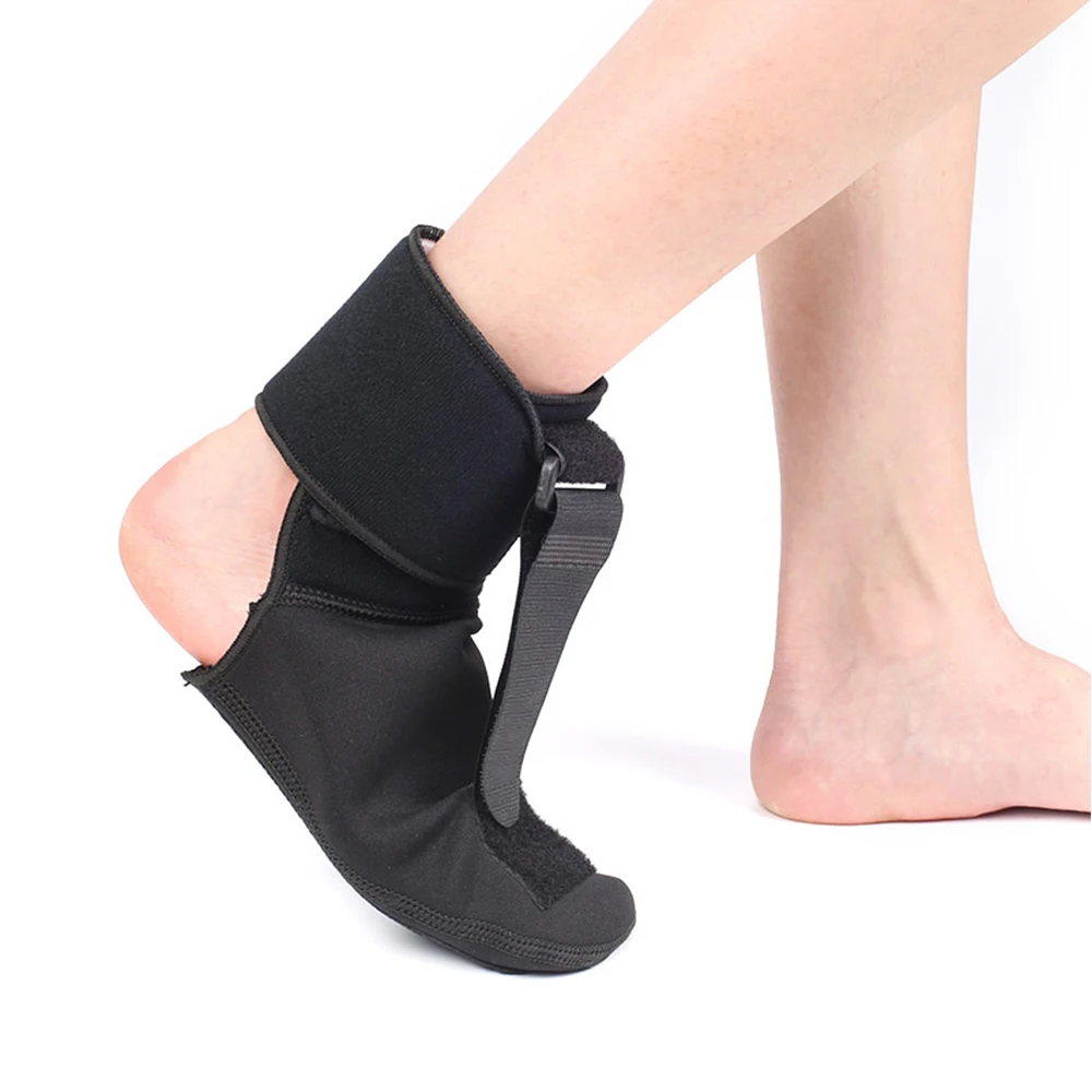 Kompressions-Plantarfasziitis-Nachtschienen-Socke, orthopädische Fußstütze mit Dorsalstropfen, weiche Dehnungs-Stiefelschienen für Füße – Detail 11