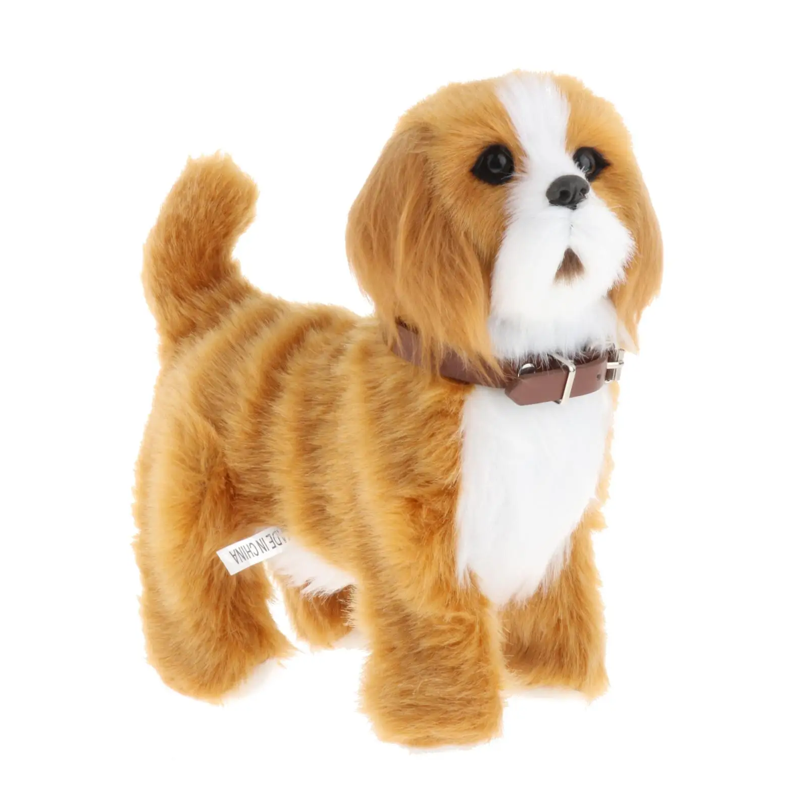 Electronic Pet Plush Toy Interactive Learning Battery Operated Walking Dog Toy Stuffed Animals Doll for New Years Gifts