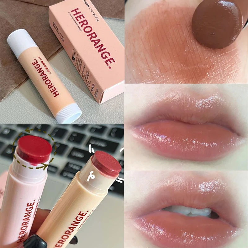 Best of Jelly Colored Lip Balm Lasting Moisturizing Red Brown Water Light Lipstick Makeup Reducing Lip Lines Plump Lips Care Cosmetics Reviews & Tips