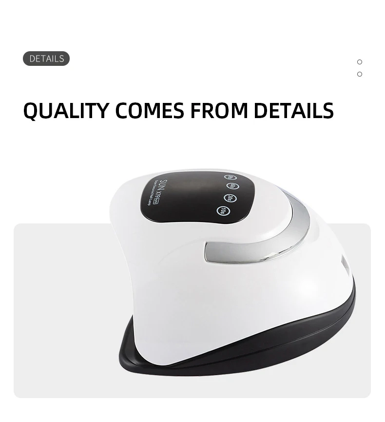 320W Professional Nail Dryer For Manicure Powerful UV Gel Nail Lamp 72 LEDS UV Gel Varnish With LCD Display Nail Salon Equipment