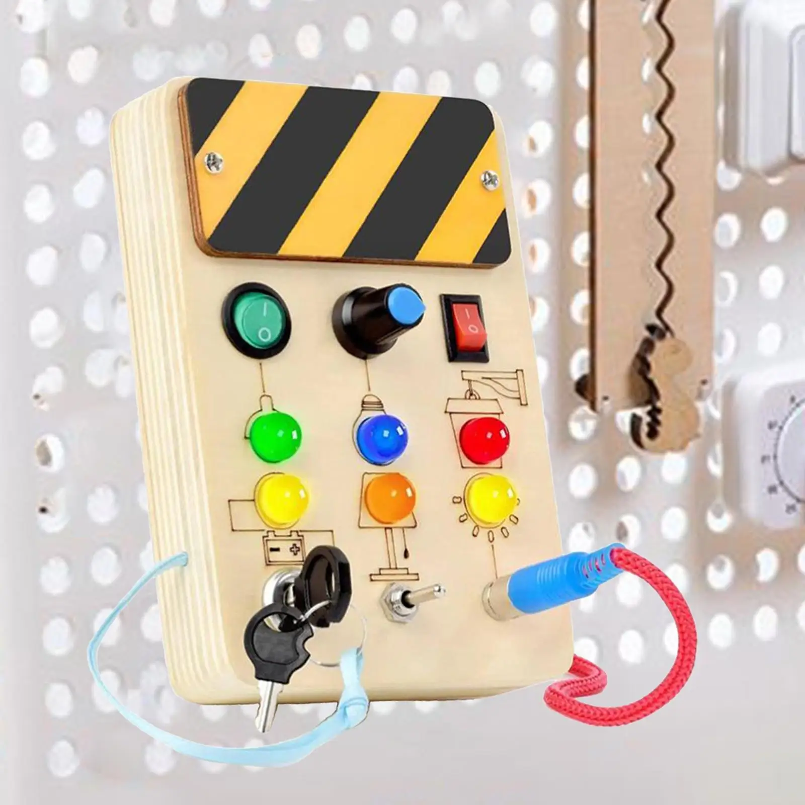 Light switch toy Developmental Toy Toddler Busy Board for Indoor Play Game