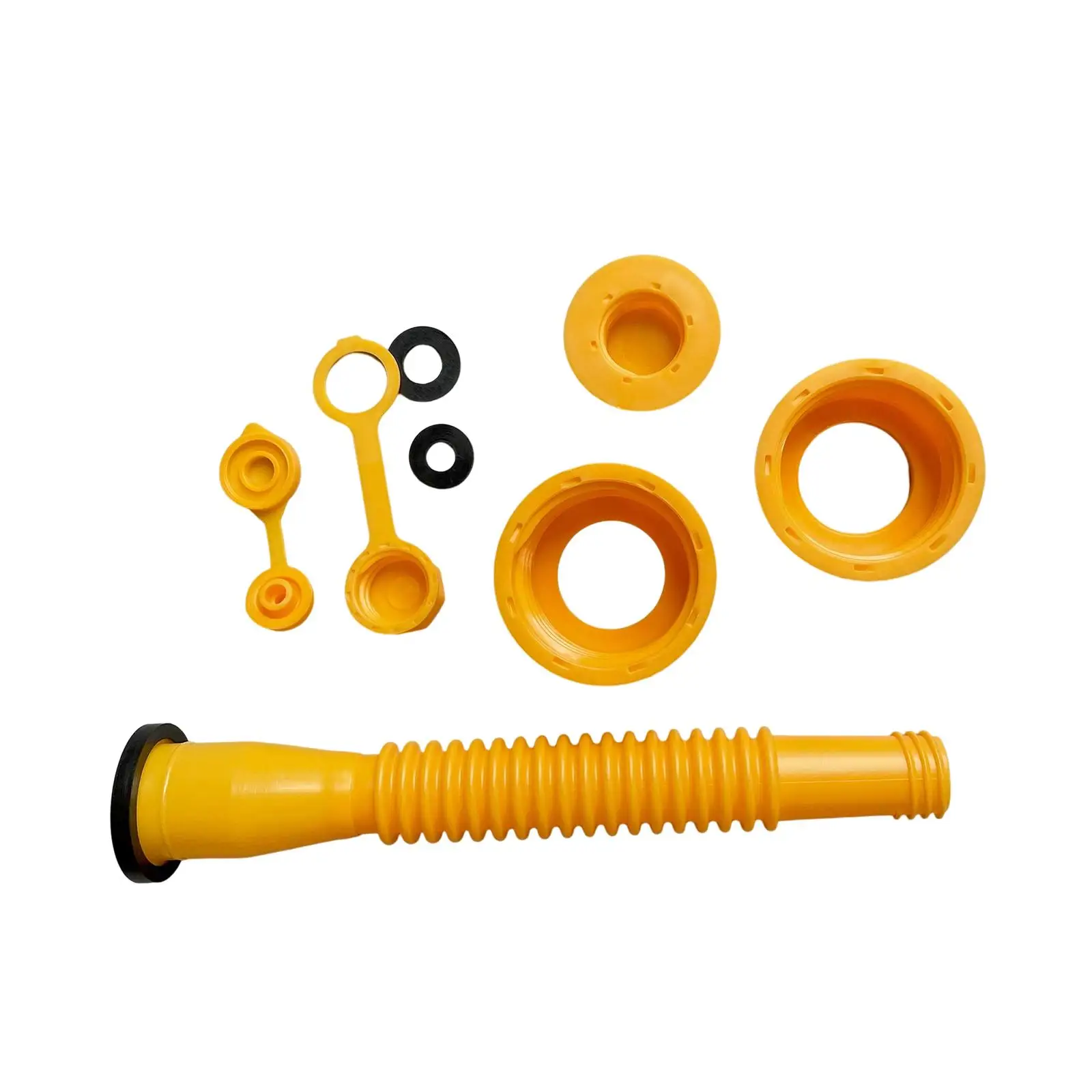 Gas Can Spout Kit Plastic Gas Nozzle Plug Replacement for Petrol Cans
