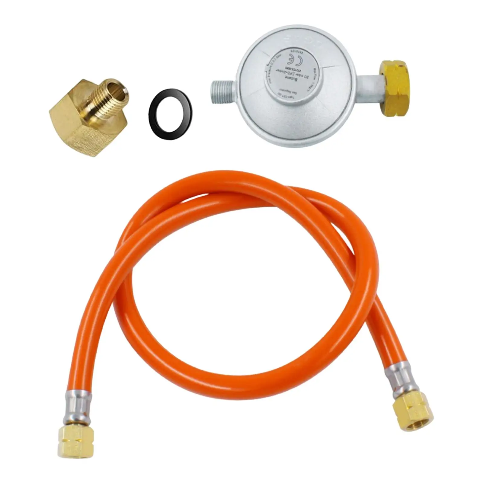 Low Pressure Hose and Regulator Kit Accessories Connector 5ft Hose Metal Part 1/2