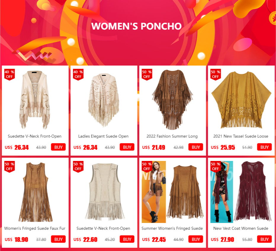 capas e ponchos