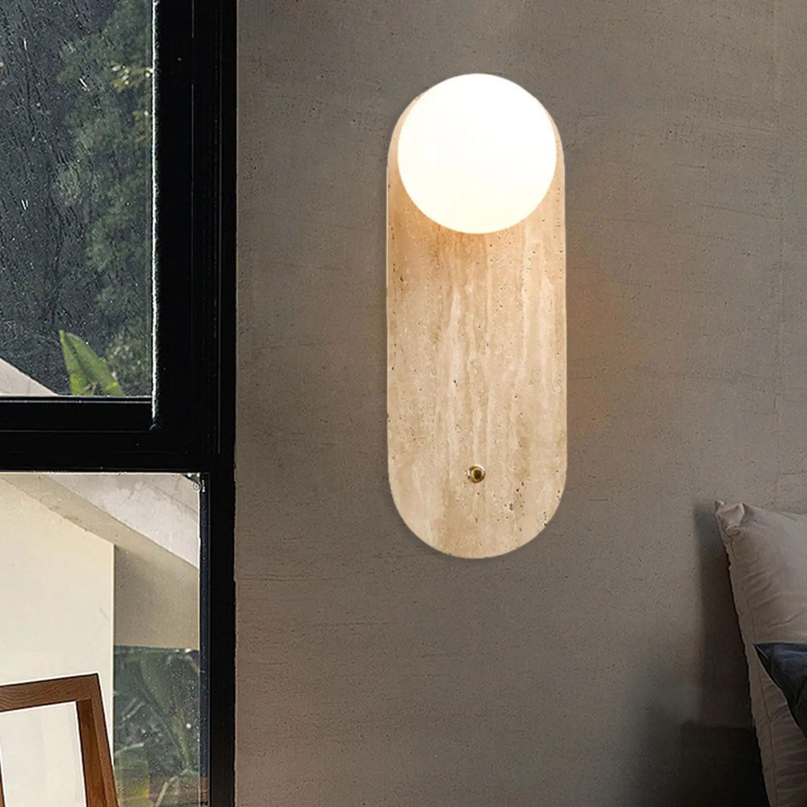 Japanese Bulb Not Included Wall Mounted Lamp for Hallway Indoor Office