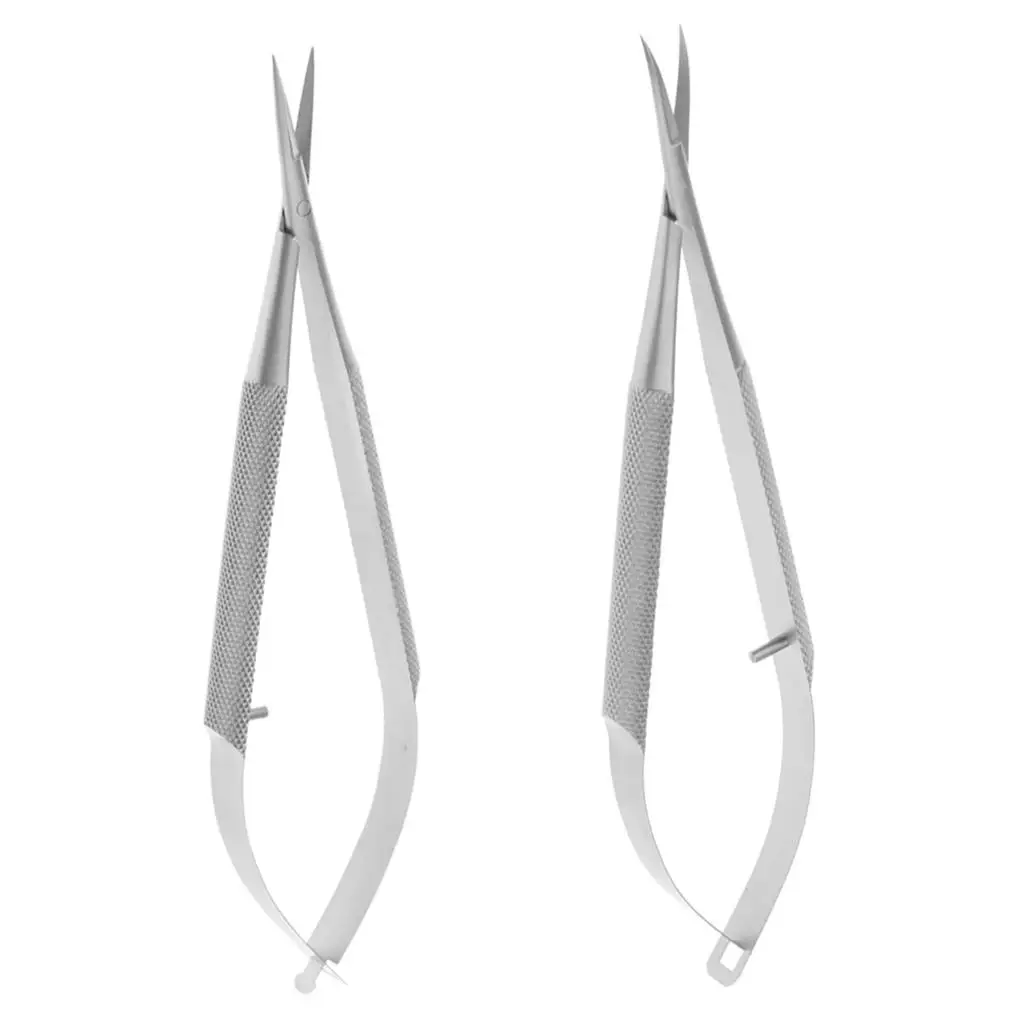 Curved Straight Tip Stitch Embroidery Spring Action Micro Scissor