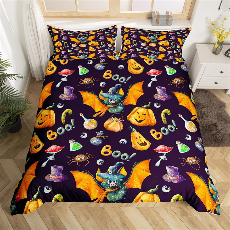 Pumpkin Tree Halloween Bed Set