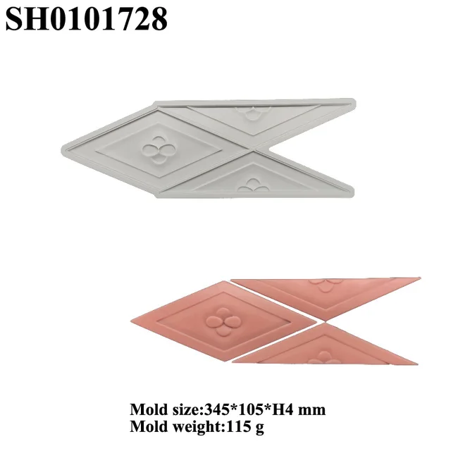 Embossed Silicone Printing Plate Mold Leaves Flower Fondant Lace Mat DIY  Baking Tools Cake Decorating Tools Silicone Border Mold - AliExpress