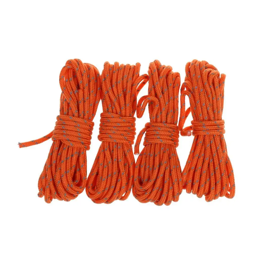 12Pcs Tent Accessories Kit - Tent Pegs/Cord Rope Fastener/Reflective Rope