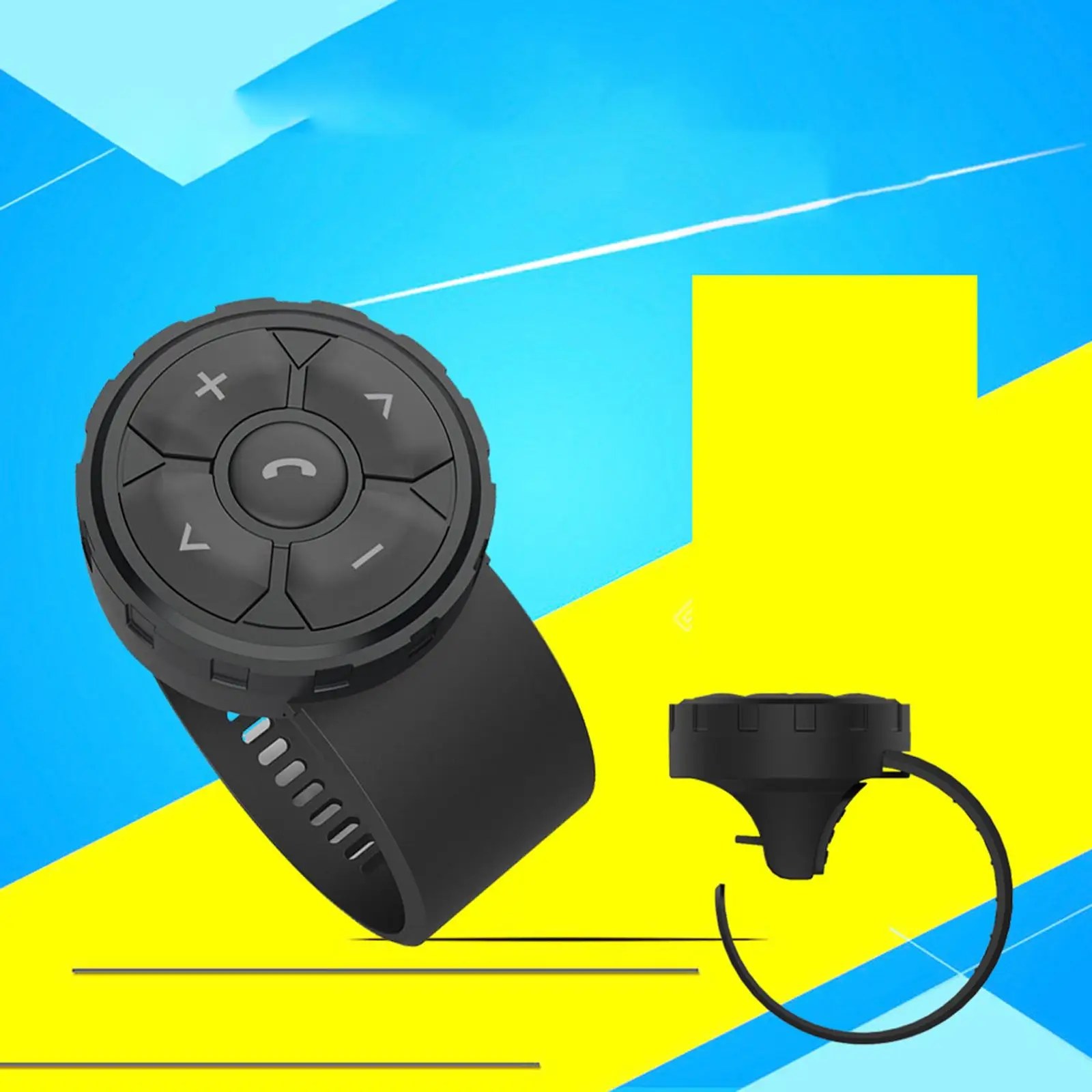Steering Wheel Remote Control Multipurpose Controller Kit for Bike Phone