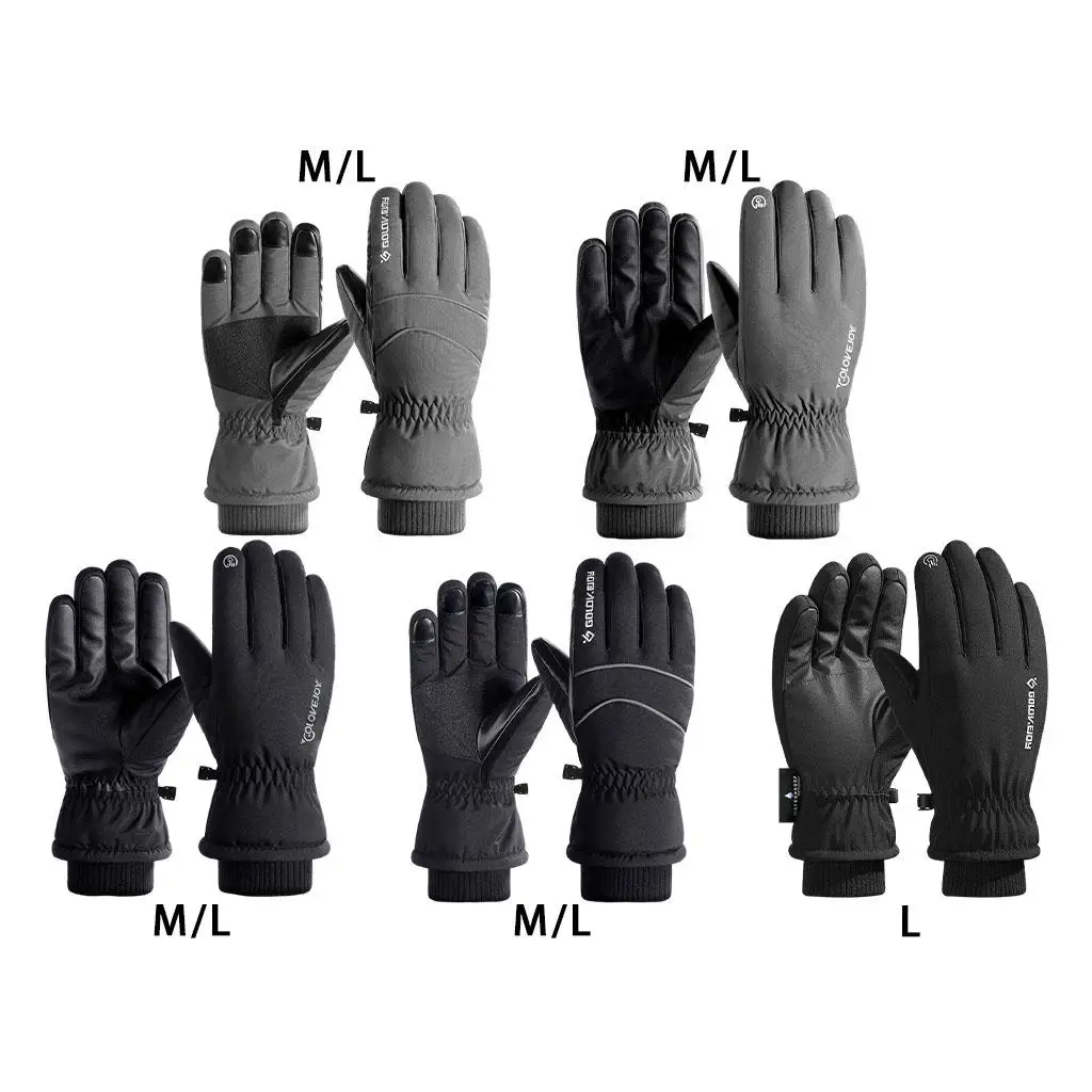 Winter Gloves Touch Screen Windproof Waterproof for Driving Skiing Women