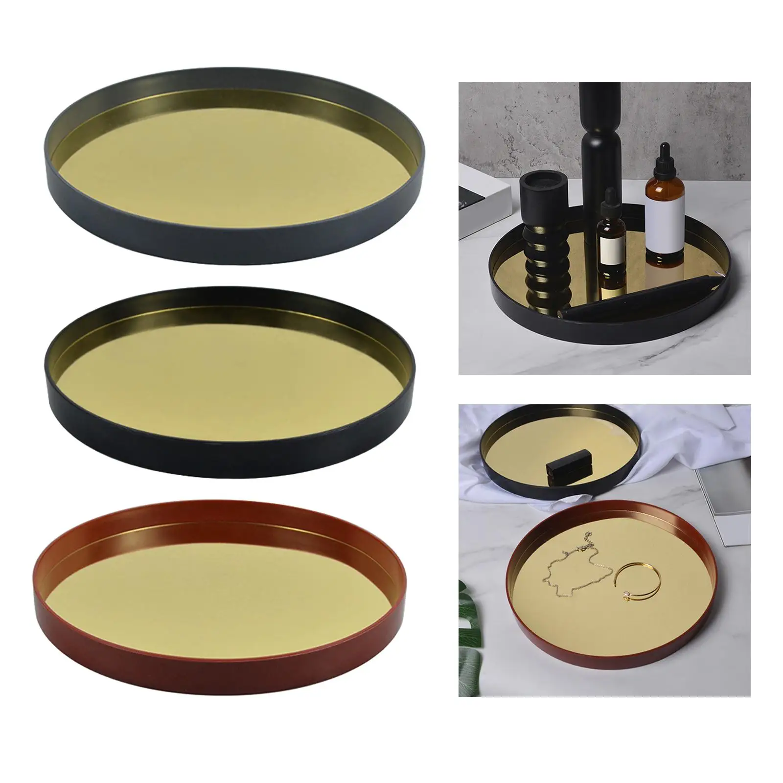 Vanity Tray Cosmetics Basket Dessert Plate for Homer
