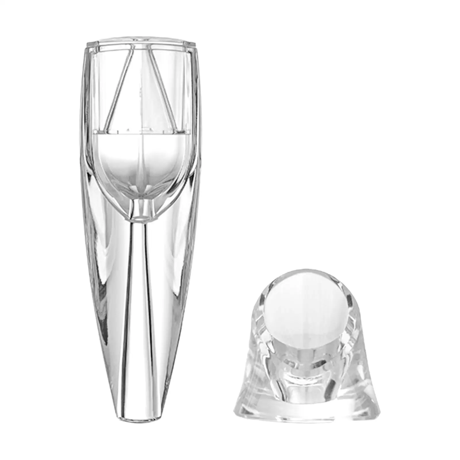 Transparent Decanter Aerator Pourer with Stand Reusable for Bar Gift Men