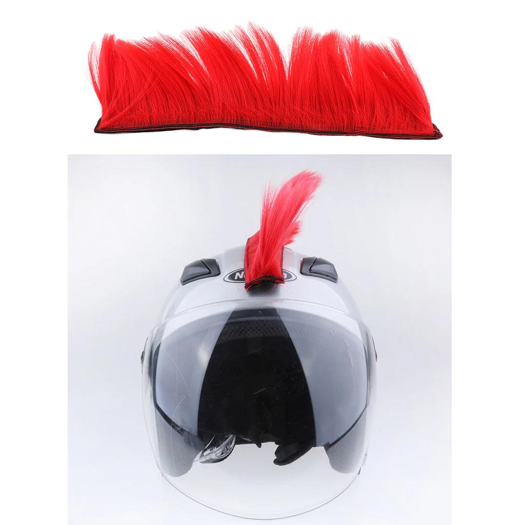 2pcs DIY Helmet Hair Punk Hair for Motorcycle Ski Snowboard - , 30cm
