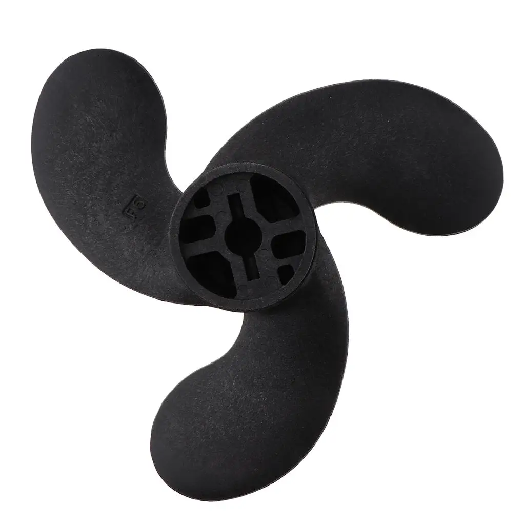 2x Marine Outboard Propeller 7.4 X 5.7 Inch    2.5HP 3.5HP /  3.3HP /   3.3HP Engine Prop (Black)