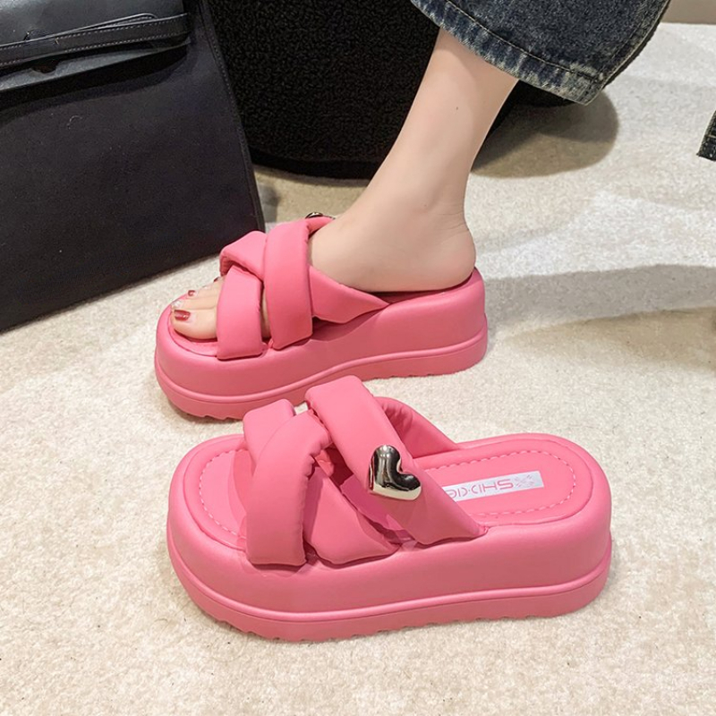 High-Heeled Platform Wedge Sandals for Women