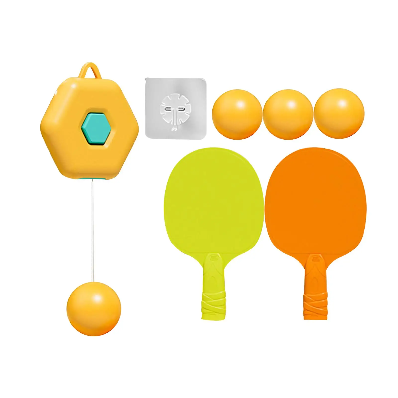 Pingpong Trainer with Racket and Balls Double Sparring for School Kids Adult