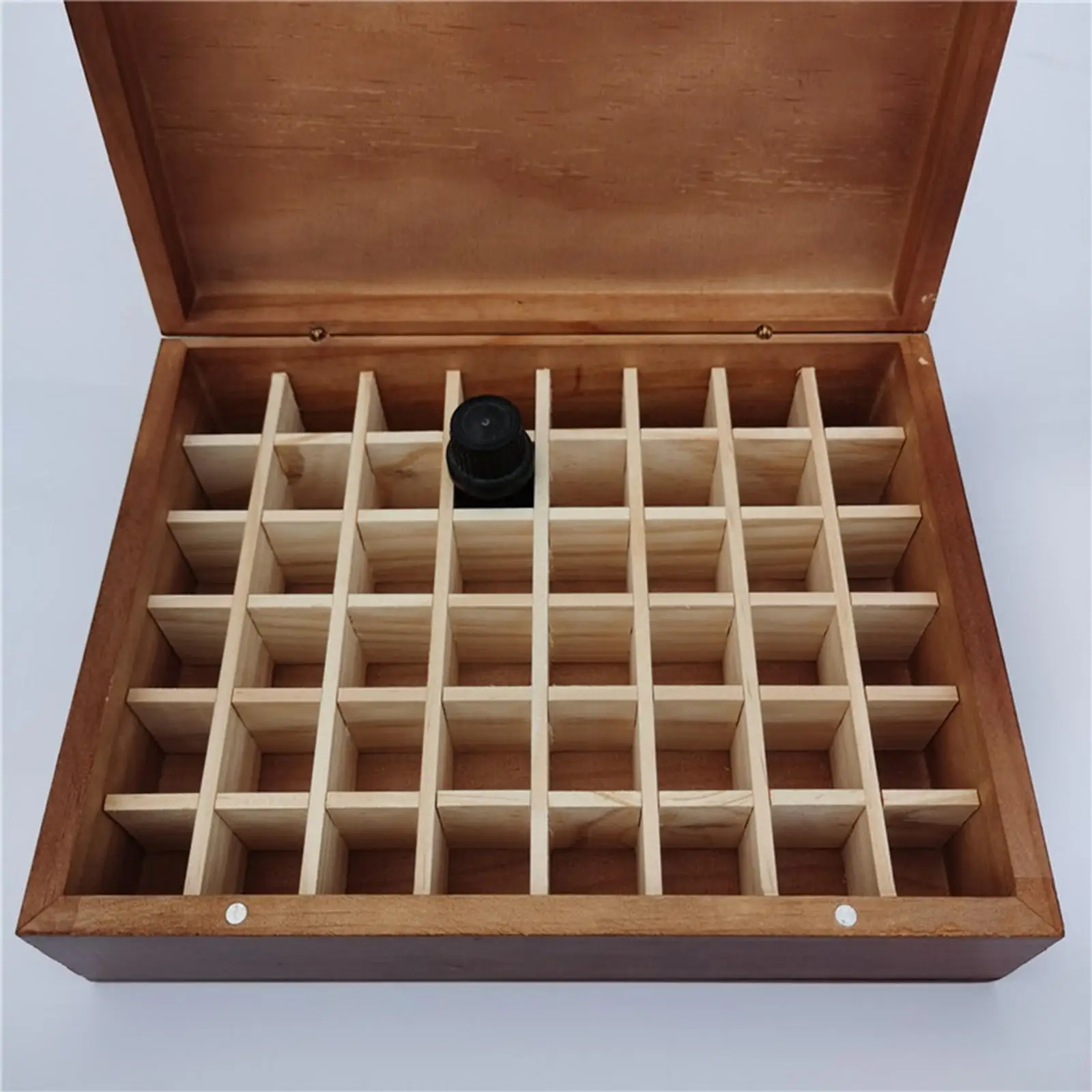 Portable Essential Oil Storage Holder 48 Slots 5ml Carry Organizing Collection Wooden Organizer Box Wooden Container