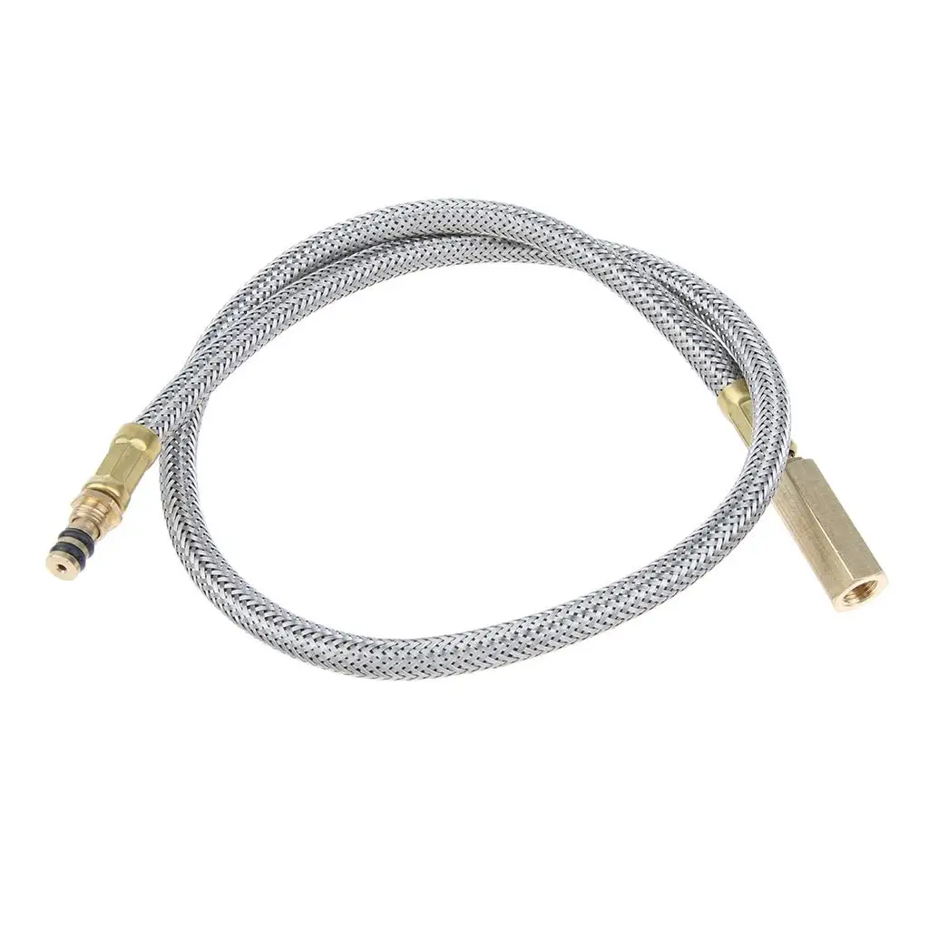 Extended Gas Adapter Tube 52cm for Liquid Gas Tank to Picnic Oven Brass