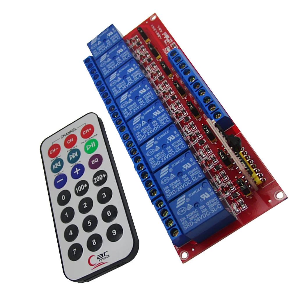12V 8 Channel Relay Module  with Optocoupler  Level Trigger for   