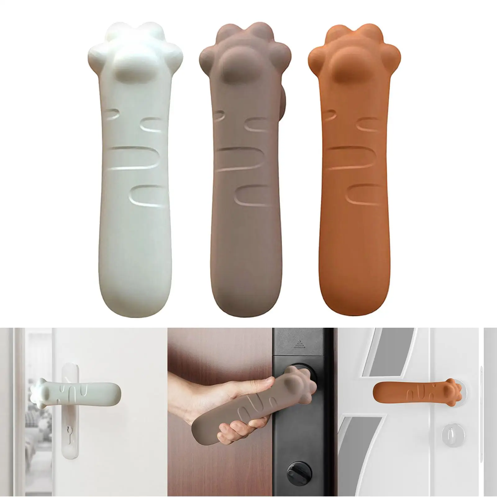 Door Handle Cover Anti Static Protector Baby Safety Sleeve Gloves Door Handle Safety Guard Doorknob Cover for Office Home School