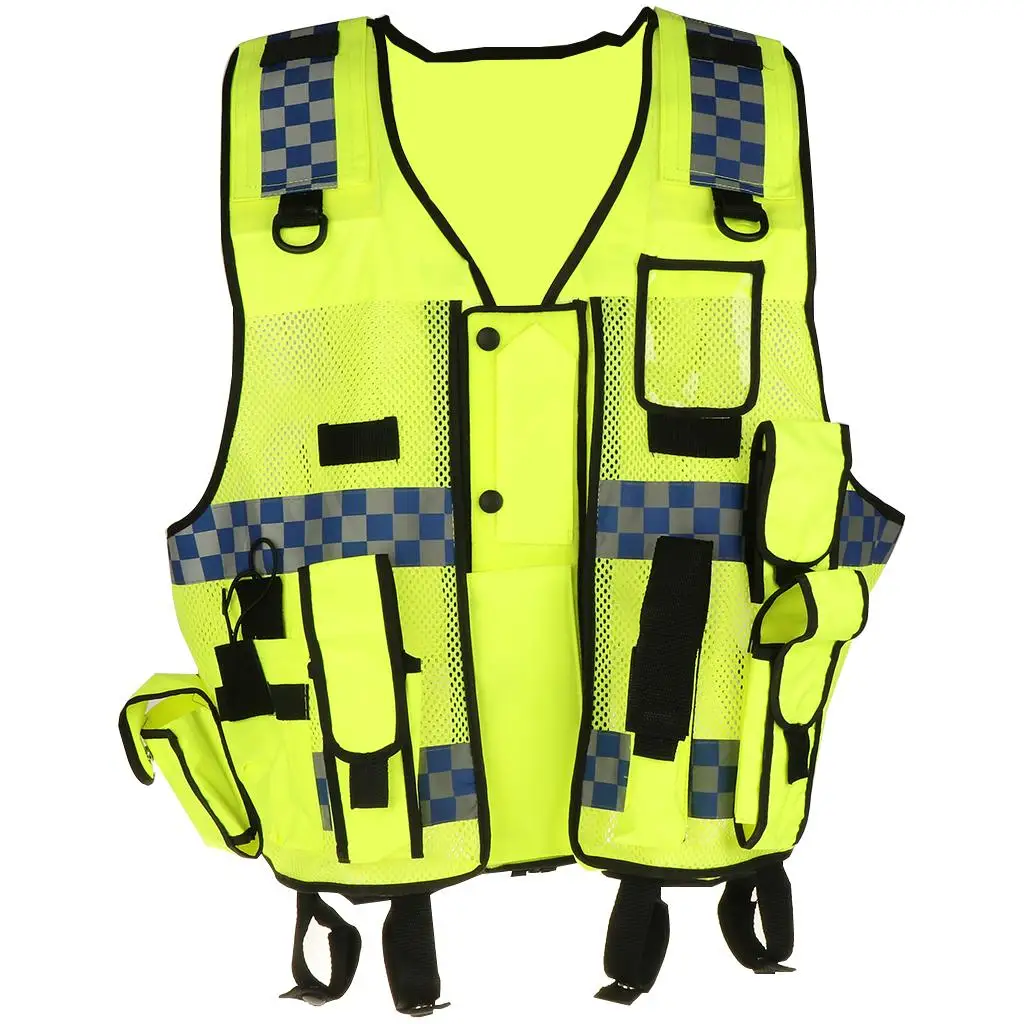 Reflective Vest Workwear High Visibility   Running Cycle Jacket