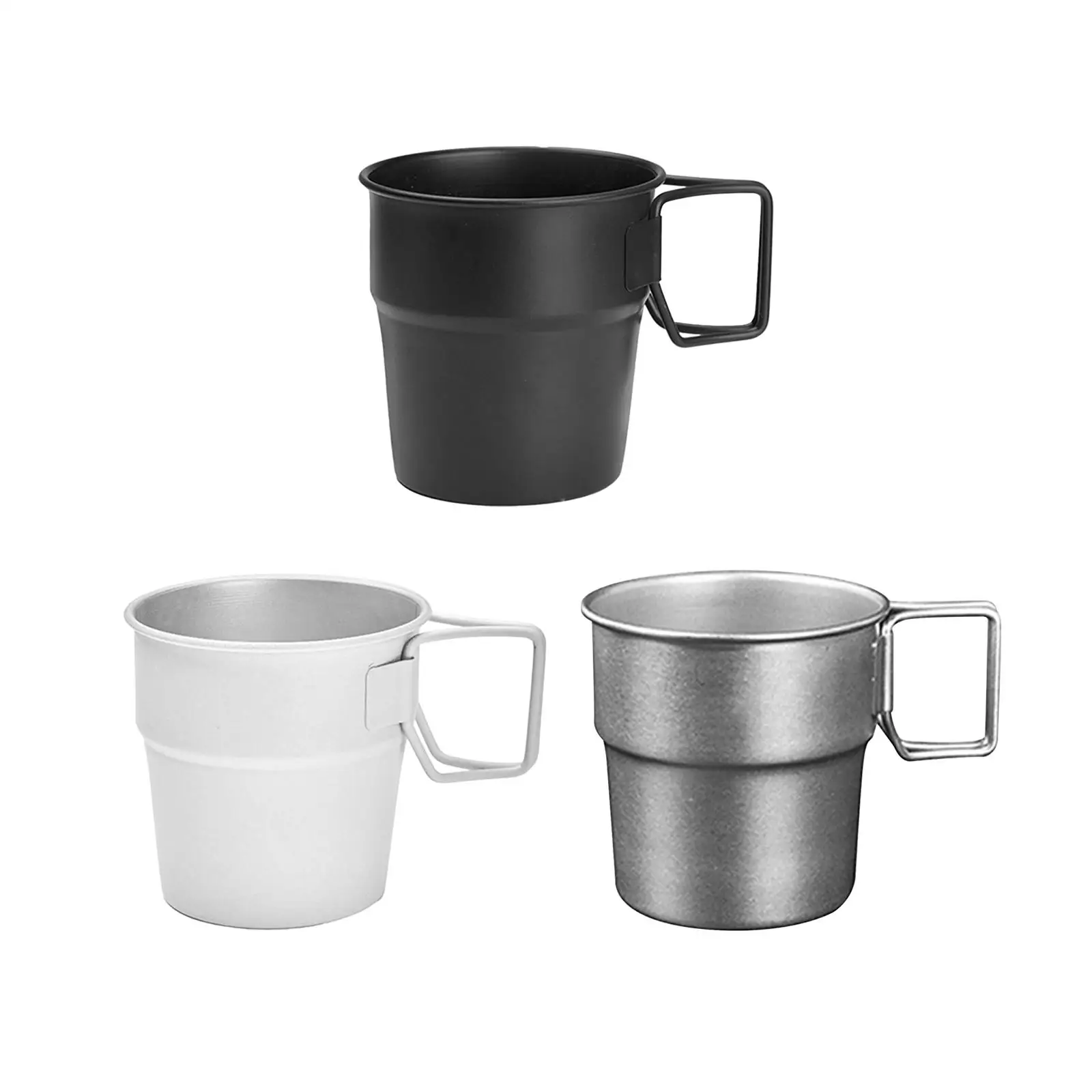 Stainless Steel Cups Pint Cups 300ml Capacity Stackable Reusable for Hot and Cold Drinks Sports Camping Traveling Teachers