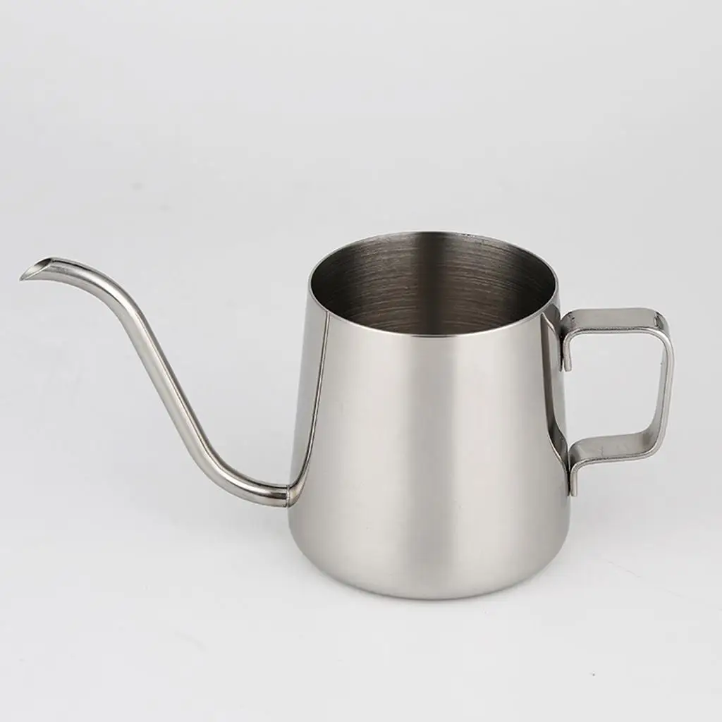 Stainless Steel Long Spout Coffee Kettle Tea Water Pot with Hanging Ear