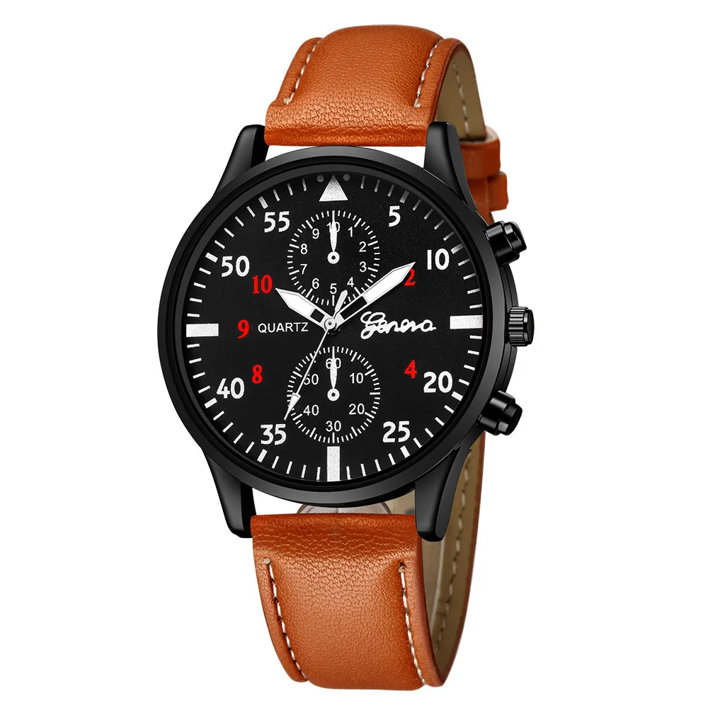 Fashion Watch For Men 2022 Leather Military Alloy Analog Quartz Wrist Watch Top Brand Business Watches Reloj Digital Hombre